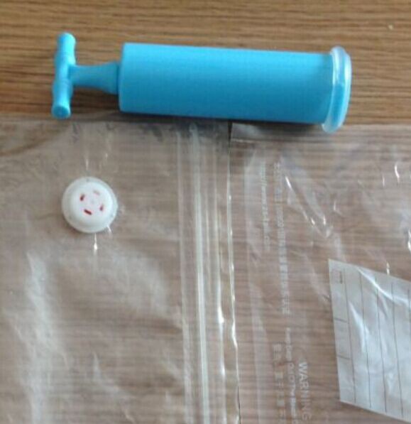 食品グレード NY PE 清潔な真空シール 空気ポンプ付き食品包装袋