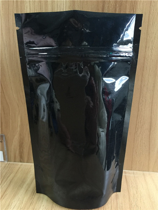 アルミ ホイルの底ガセットはジップ ロック式の貯蔵を包装吹きました米の粉の袋に入れます