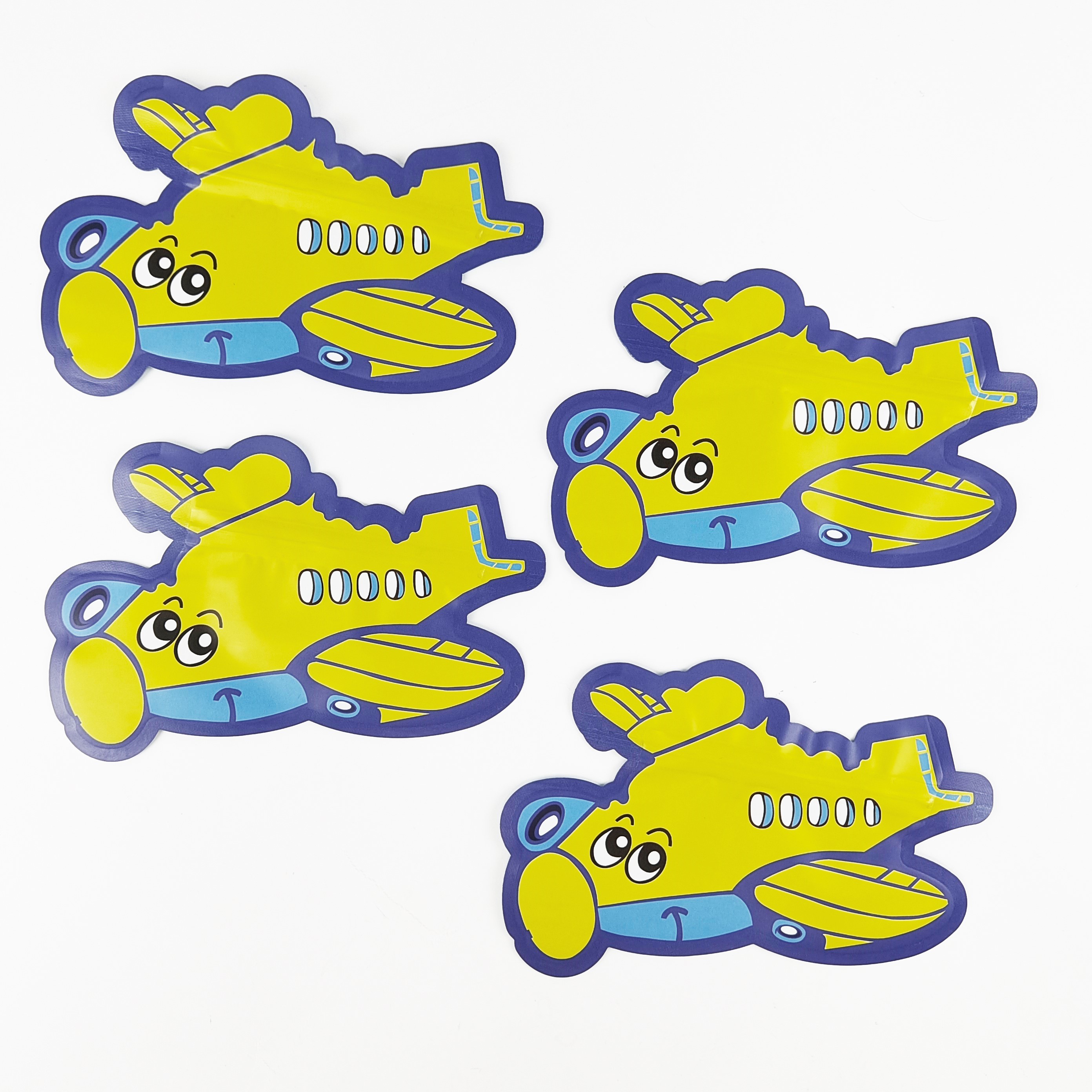 ジップ ロック式袋の上の型抜きされた再使用可能な立場は証拠3.5gマイラー袋をかぐ