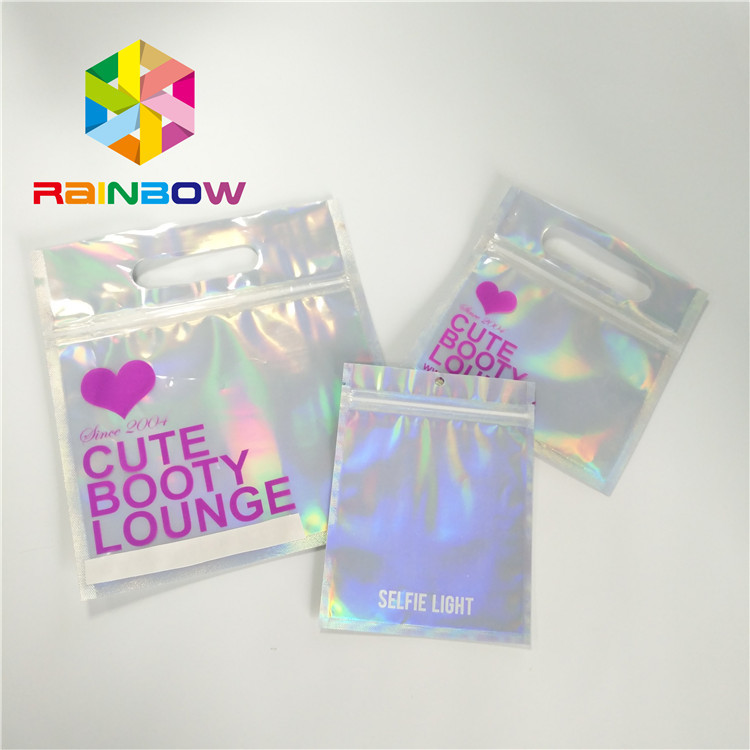 防水プラスチック ビキニ包装袋の柔らかいタッチの水着はジッパー ロック袋をリサイクルする