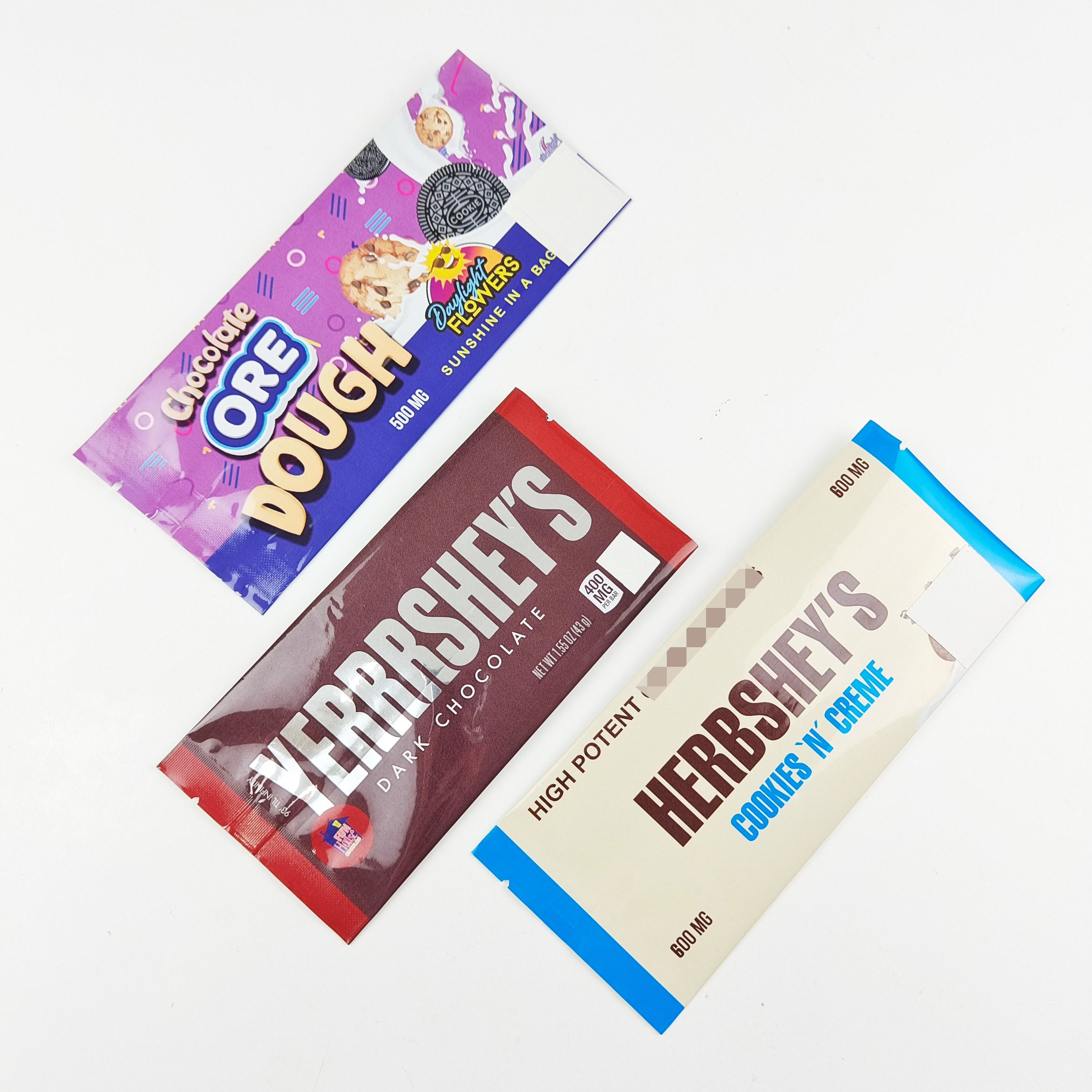 500mgチョコレート包装は湿気の防止の食用のアルミ ホイルのパッケージ袋を袋に入れる