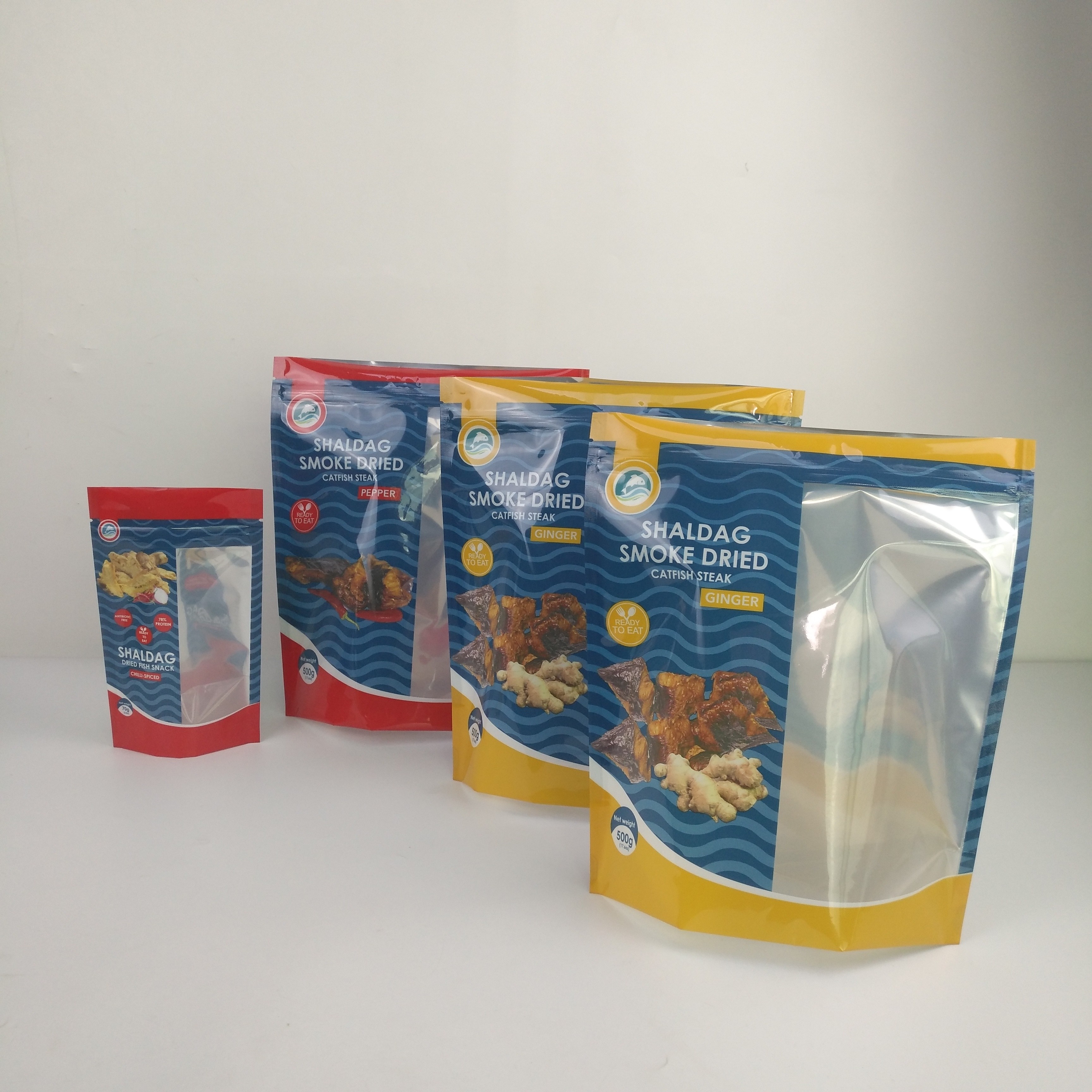 ジップ ロック式のマイラーの食糧貯蔵が湿気の軽食のための防止の臭いの証拠を袋に入れるホイルを立てなさい