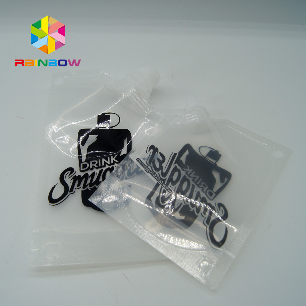 BPAは4 OZ/8OZのNonleakageの再使用可能で透明なプラスチック ワインのフラスコ/アルコール飲料の袋を放します