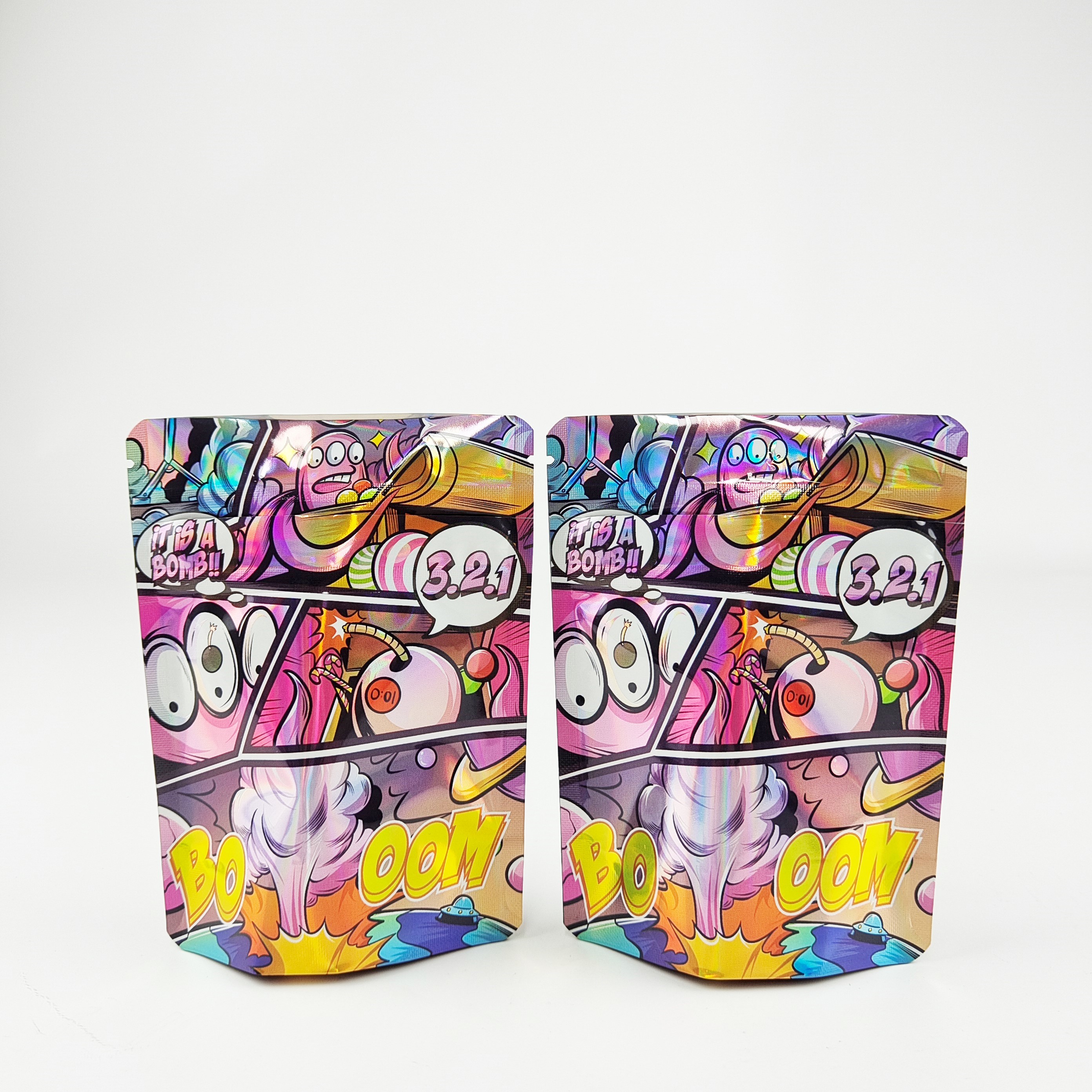 3.5g 7g 14g 28gの食糧マイラーはジップ ロック式袋の上にカスタマイズされたCangy Gummiesを立つ袋に入れる