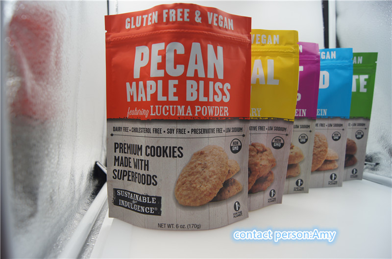 2017の新しい設計ジッパーが付いているbag/10ozのチーズ袋を包む昇進チョコレート ビスケット