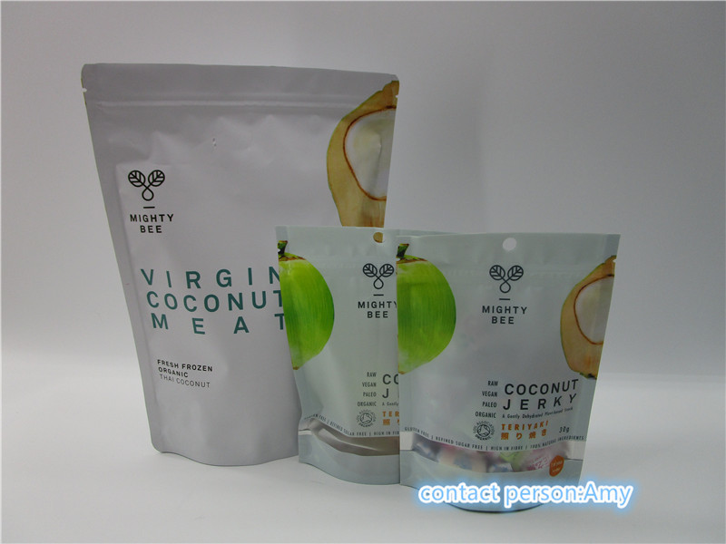 カスタマイズされた食品等級キャンデーのプラスチック包装は30g 43gのジッパーの上のシーリングを袋に入れます