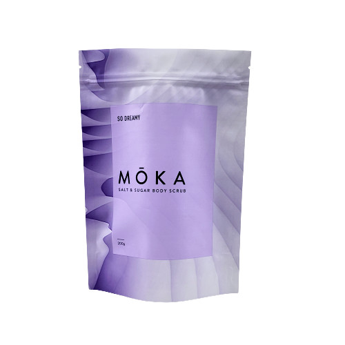 カスタム ロゴ印刷スタンド アップ ジップ ロック式ポーチ海塩/液体石鹸/ボディ スクラブ包装