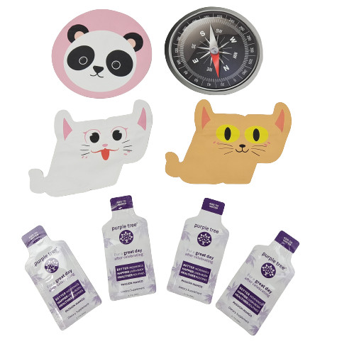 習慣はクッキー キャンデーのために抵抗力があるダイ カットのマイラー袋 1g 3.5g 7g 14g 28g の子供を印刷しました