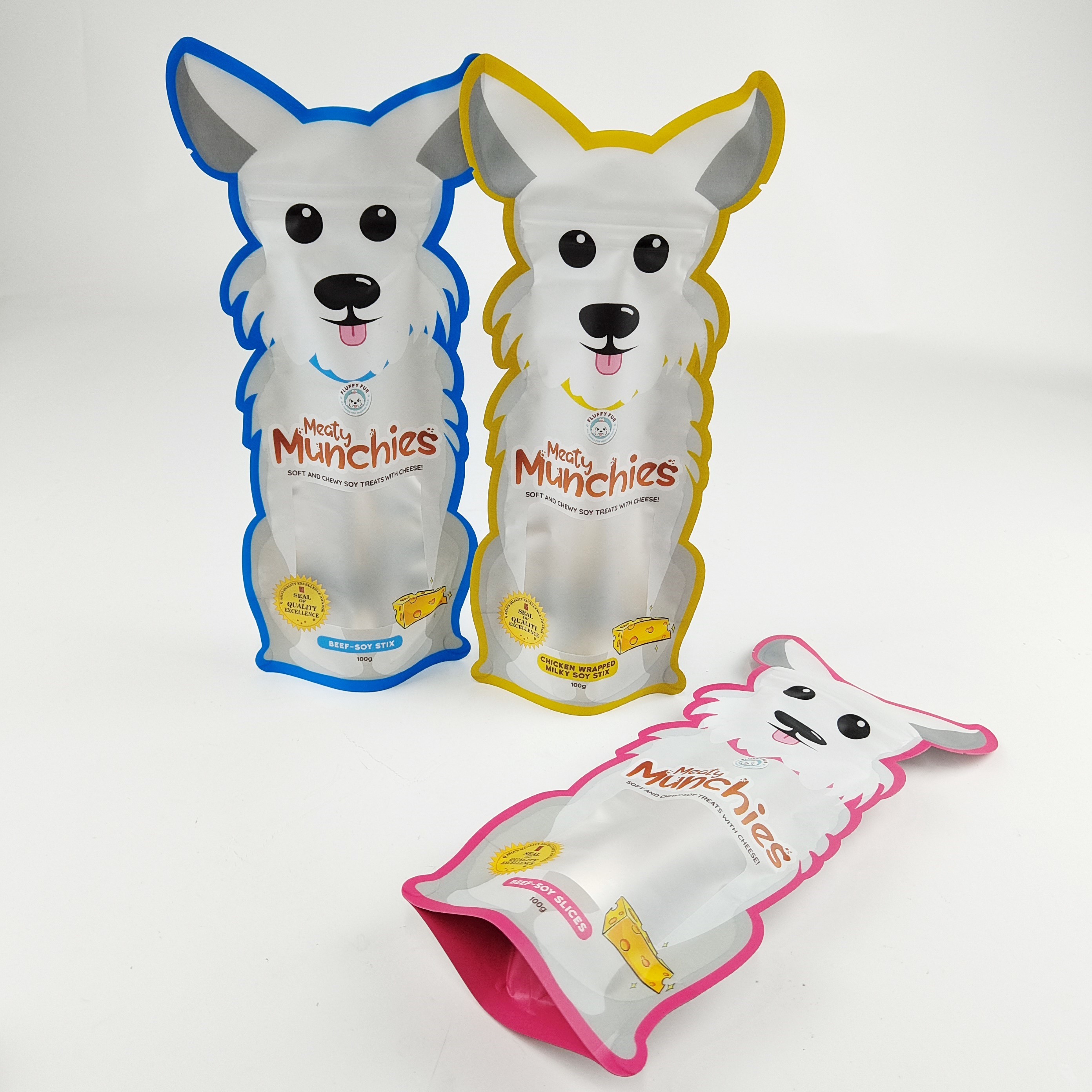 型抜きされた小さい再封可能な臭いの証拠袋 3.5g クッキー マイラーの食糧袋