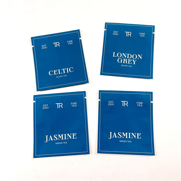 包む500Ppcs黒い緑茶のヒート シールの袋のためのマイラー袋を印刷する