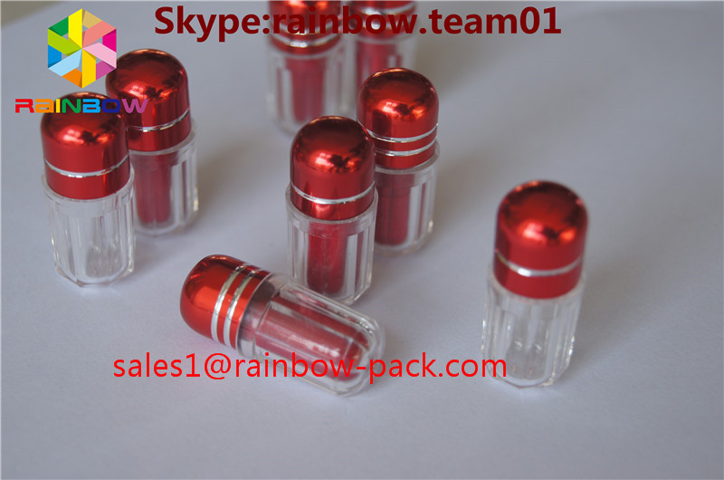 販売のcapsulの容器の嫌なやつのためのプラスチック薬瓶はびんの六角形青いカプセルの容器および八角形の形を形づけました