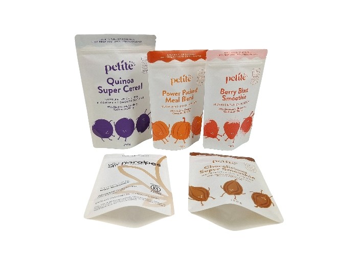 生物分解性のクラフト紙の立場は食品包装の袋を袋に入れる