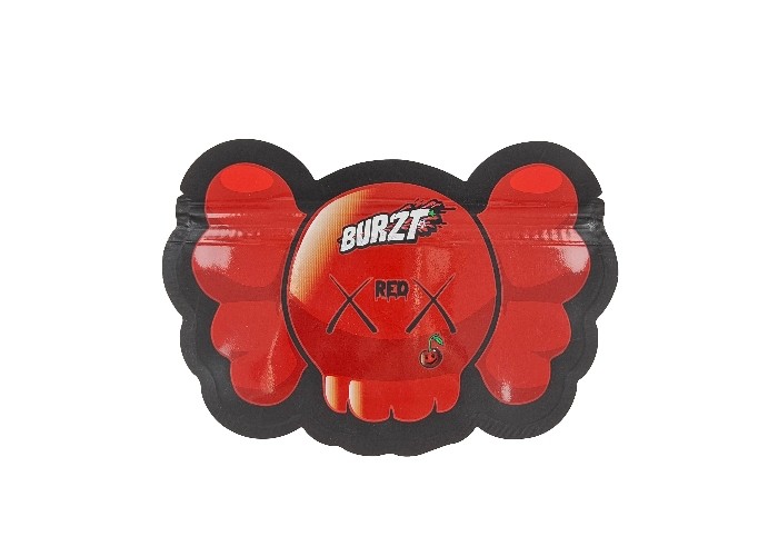 注文のロゴによって印刷されるプラスチック臭いの証拠の袋0.125oz 1ozジップ ロック式の食用のマイラー袋