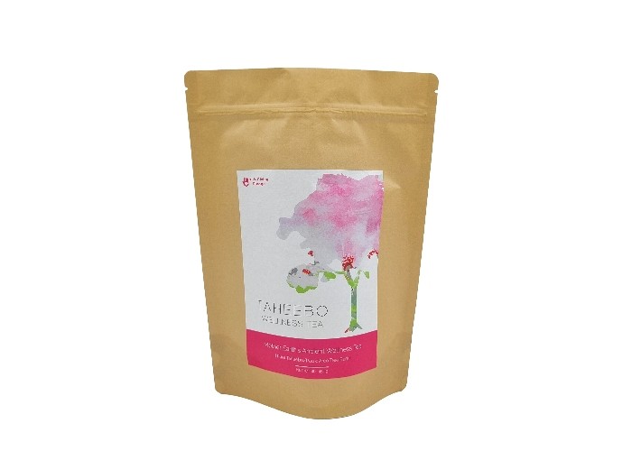 生物分解性の立場の袋はクラフト紙のコーヒー包装袋をカスタム設計する