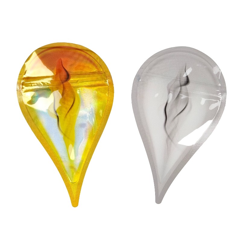 型抜きされる臭いの証拠のZiplockのマイラー袋3.5gの光沢のある特別食糧パッキングのために形づけられて