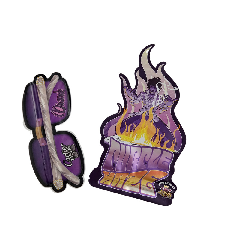 カスタム形 Zipper デジタル印刷袋 3.5g 7g 14g クッキー アルミホイル マイラー袋