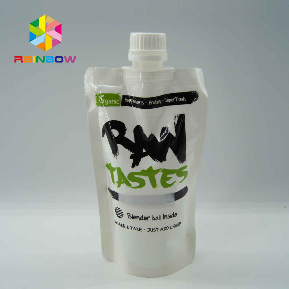 口が付いているカスタマイズされた印刷された蜂蜜包装袋は/蜂の蜂蜜のための袋を立てます