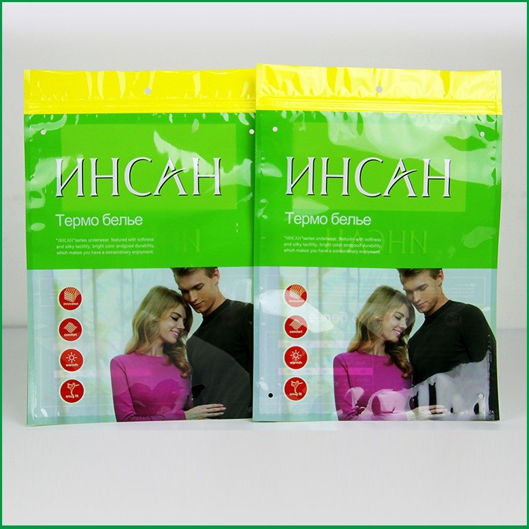 衣服のためのTシャツのプラスチック包装袋を包む注文のジップ ロック式のプラスチック袋