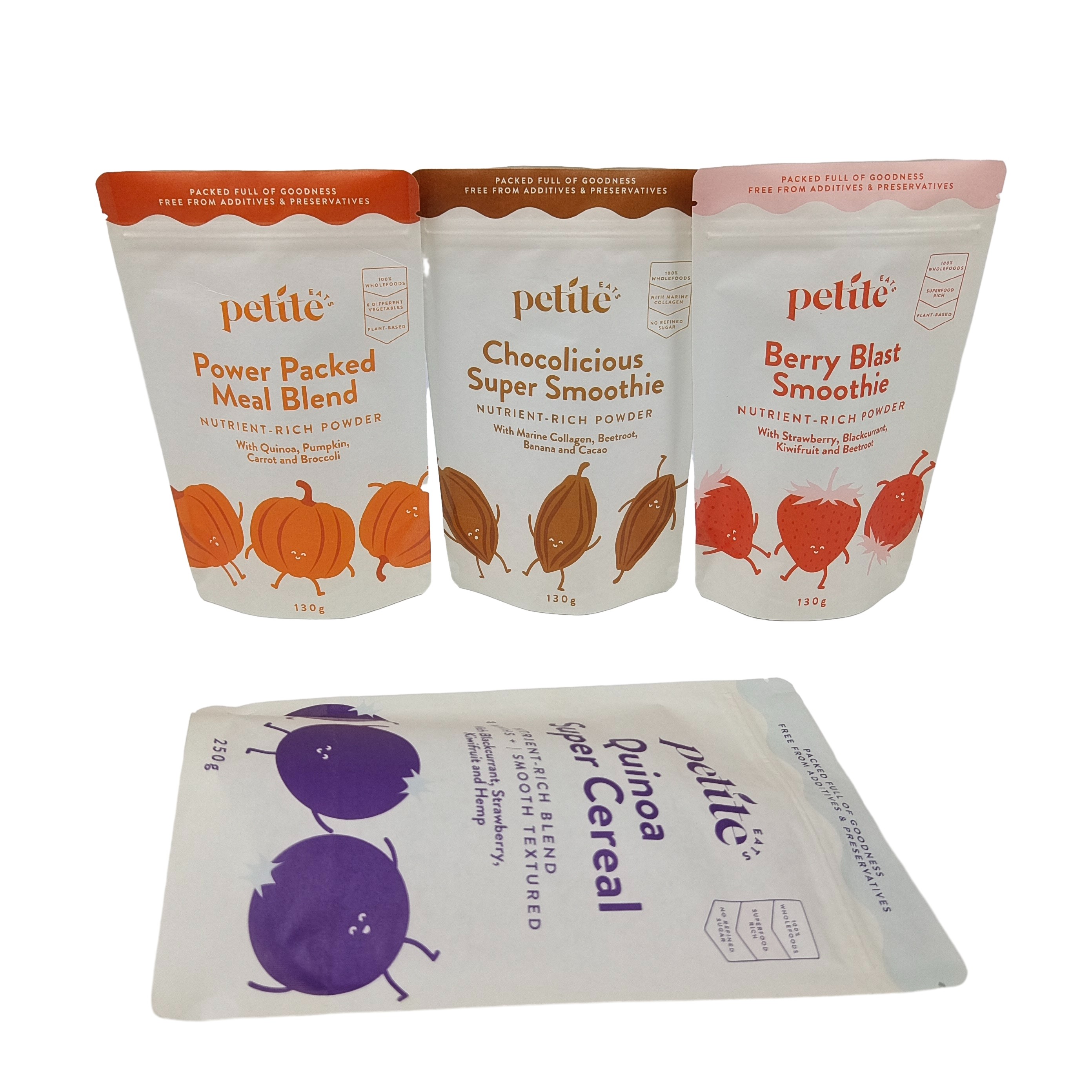 生物分解性 スタンドアップバッグ シープロック オーダーメイド ロゴ プリントドイパック コーヒー ティー 包装 食品バッグ