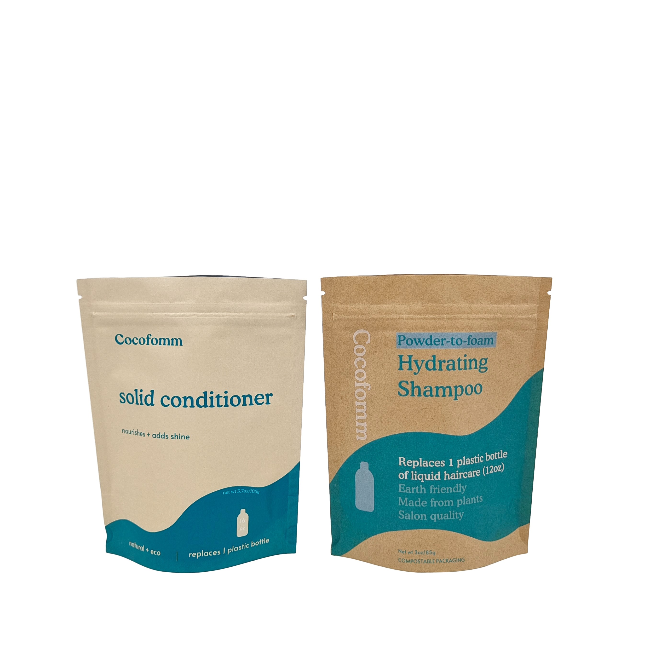 生物分解可能 ドイパック リサイクル可能 カスタム スタンドアップ ポケット  Zip ロック クラフト 紙袋 食用 包装 袋