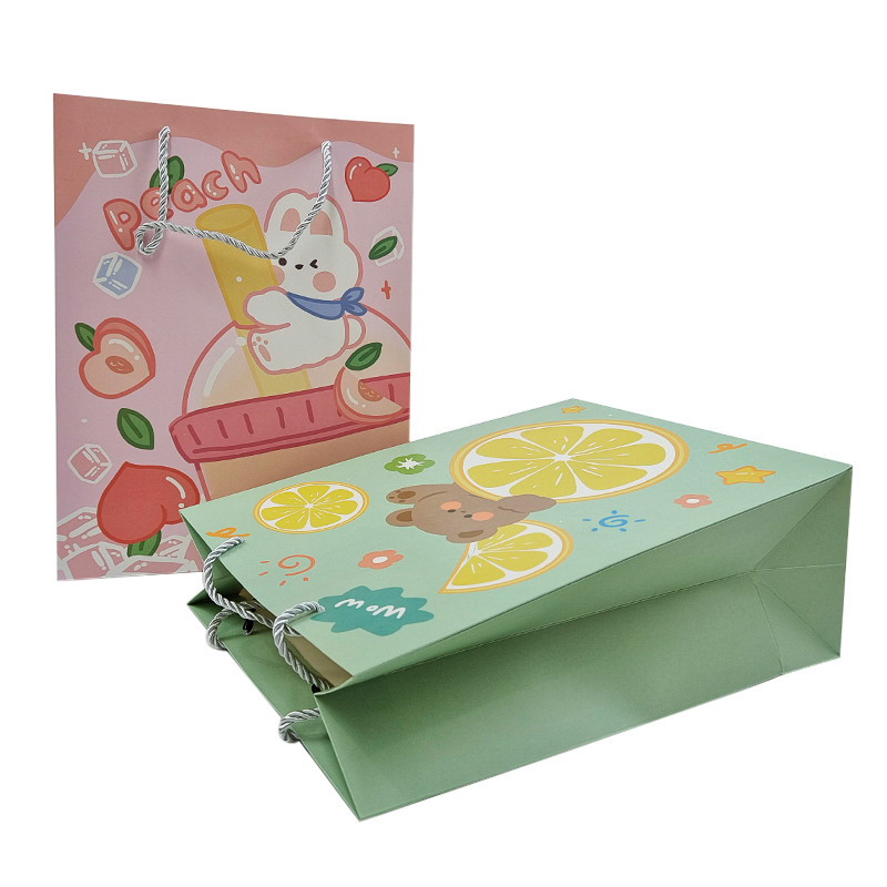 卸売 オーダーメイド プリント ロゴ 贅沢 ギフト 紙袋 小売 ブティック ショッピング 紙袋