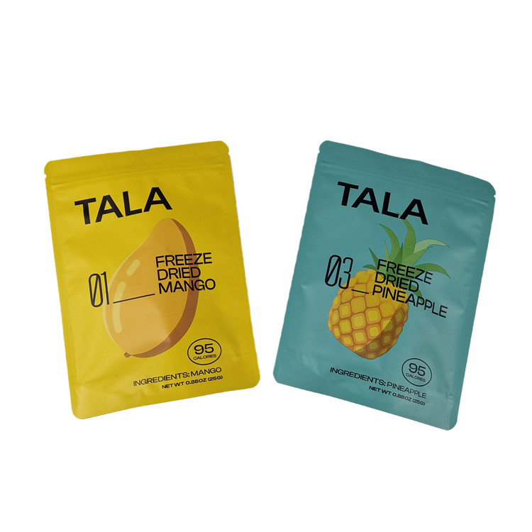 低MOQ カスタマイズされたキャシュー・ピーナッツ ドライフルーツ スナック 食品 梱包袋 ソフトタッチ マイラーバッグ