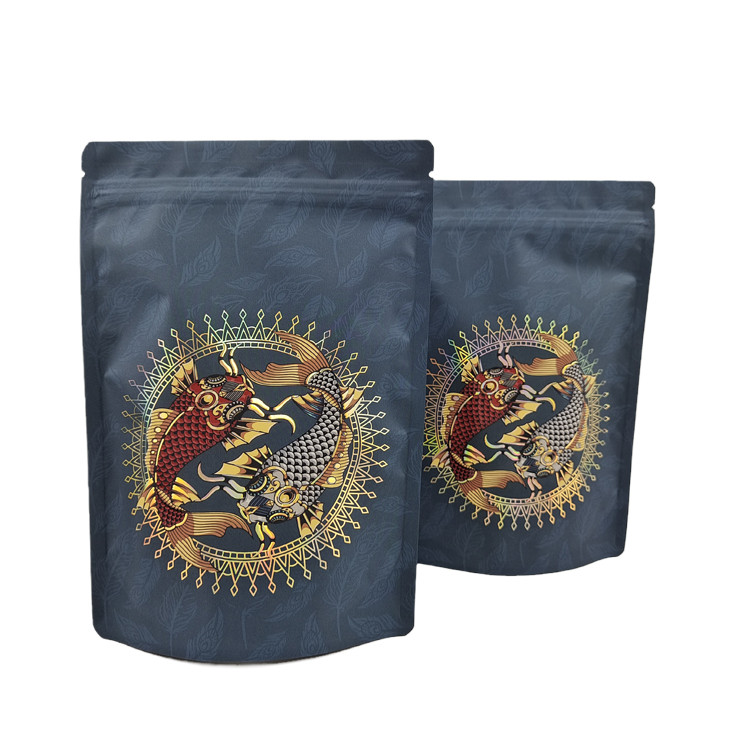 ラミネート素材 スタンドアップ 食品 独自のロゴのプラスチック袋 デジタルプリント ゴミ菓子 梱包