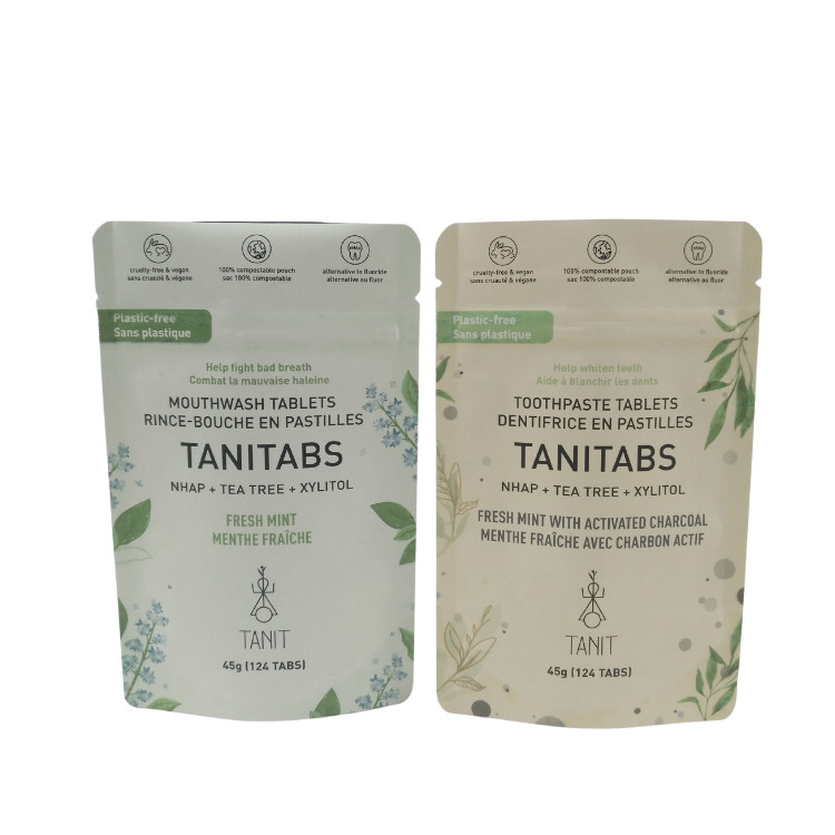 食品包装用袋 生物分解可能 立立式 プラスチック ザイパー アルミ製紙包装 オーダーメイド マット袋 生物分解可能