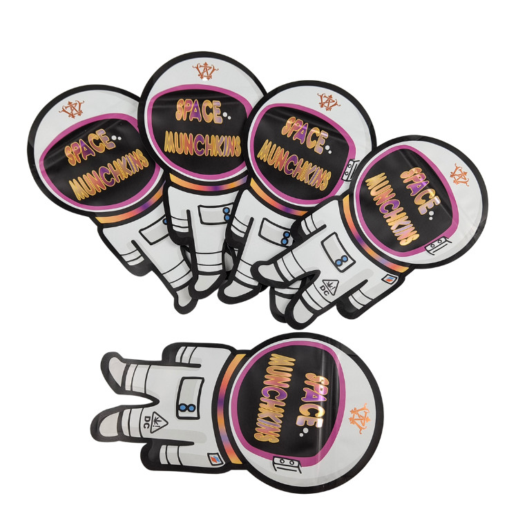 カスタムプリント 3.5g 7g 14g スタンドアップポック ゴム型食用包装 マイラー アルミニウムフィルム 耐子供 防シップロックバッグ