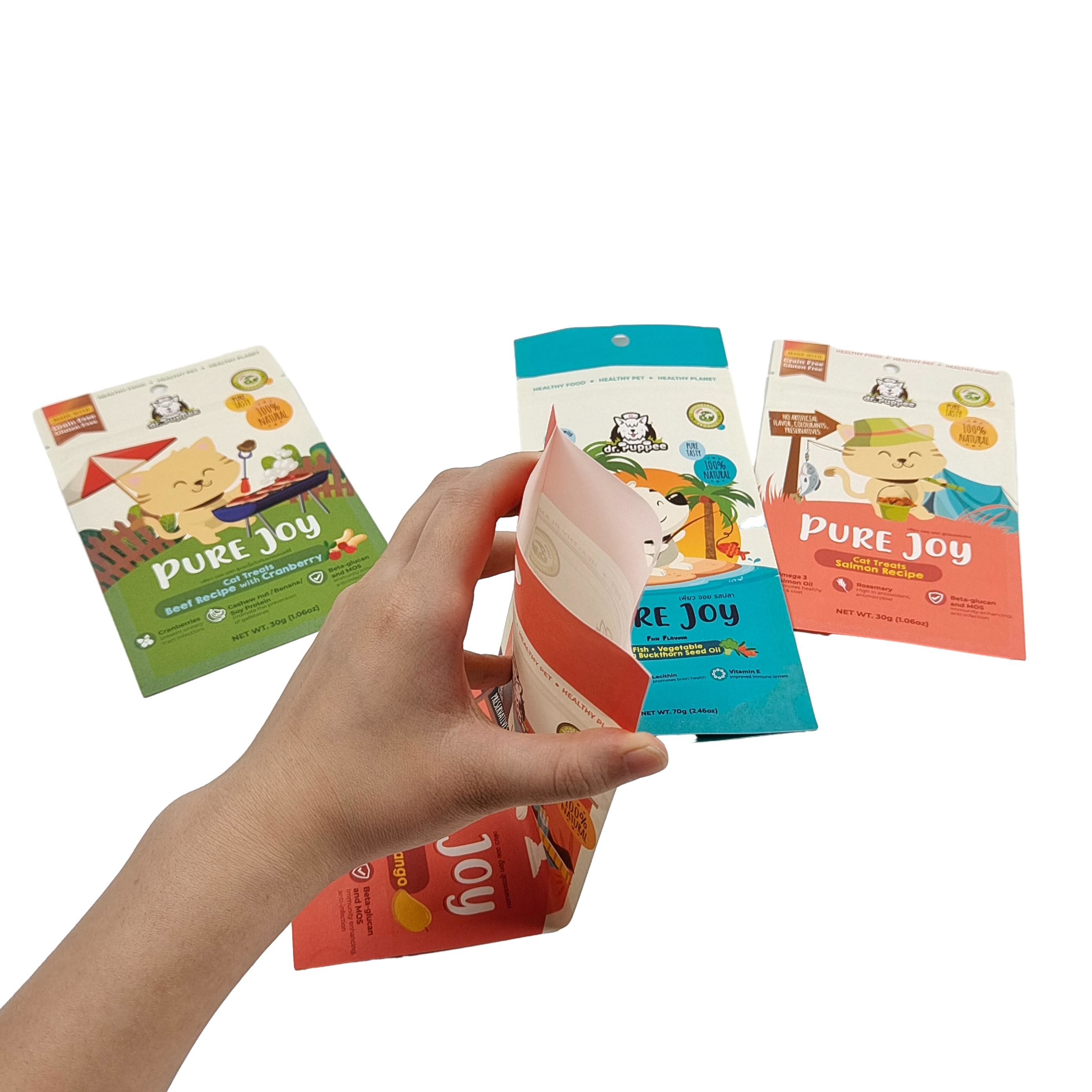 合成可能な生物分解性紙袋 防水シッパー スタンドアップバッグ 食品用 リサイクル シープロック付き クリアウィンドウ クラフトS