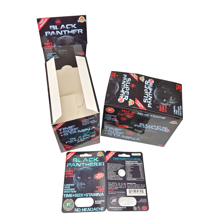 ホールセール ネズミ蜂蜜 プリント 金 秘密 奇跡 蜂蜜 3D 紙 カード 展示 箱 蜂蜜 袋 梱包