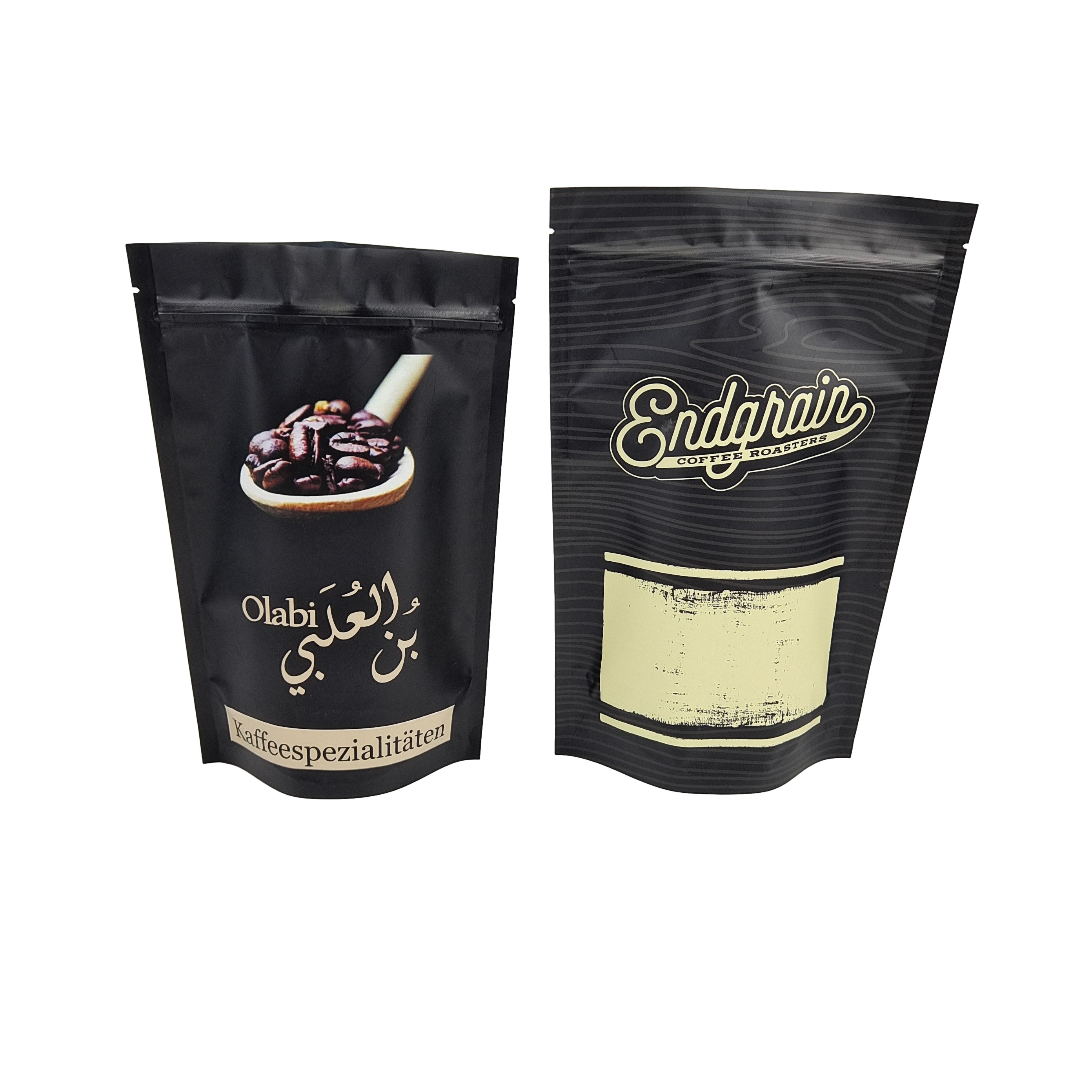 熱密閉食品級 ドイパック バッグ バルブ付き オーダーメイド プリント スタンドアップ バッグ プラスチック シープロック バッグ