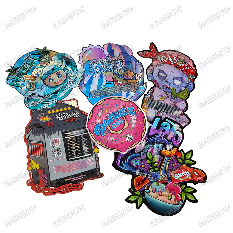 プリントデザインのための子供防止ジッパーと長持ち耐久性のあるカスタマイズされたダイカットバッグ