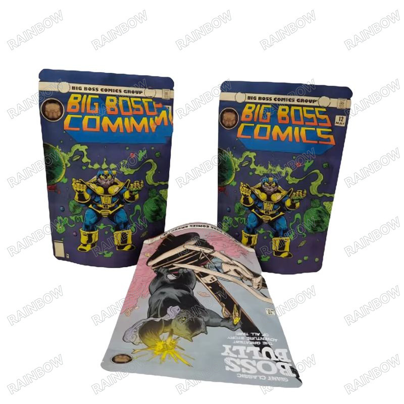 オーダーメイド 再開可能な熱密封 立立紙袋 スナッククッキー 食品 包装 ザイプ袋