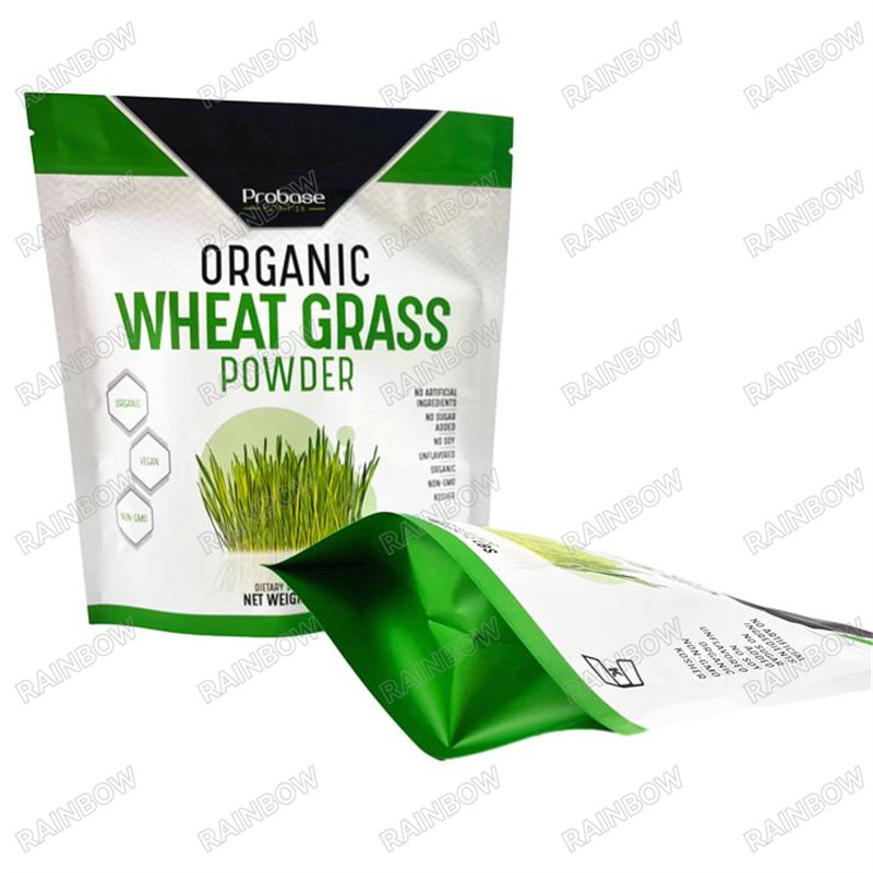 環境に優しいクラフト紙袋 Pla素材 ローゴ付き Zipロックバッグ スタンドアップポック 耐久性高い品質のパッケージバッグ スタン