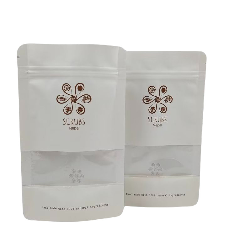 透明 窓 プラスチック ザイパー バッグ スタンドアップ ポッチ 薄膜 デジタル 印刷