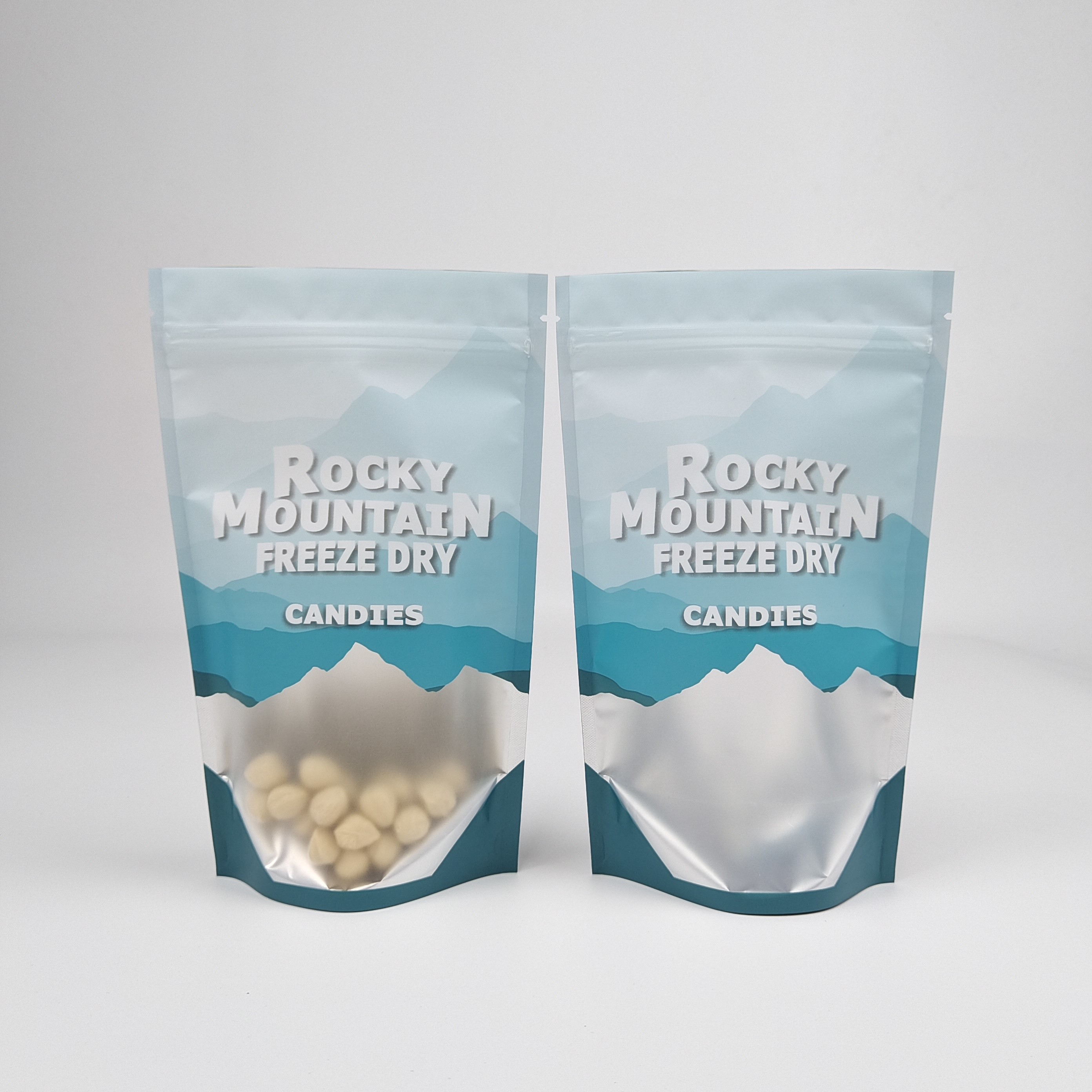 カスタム印刷熱シール 250g 500g キャンディ ドイパック 臭いがなく スタンドアップポーチ プラスチックパッケージ ミラー シープロック袋