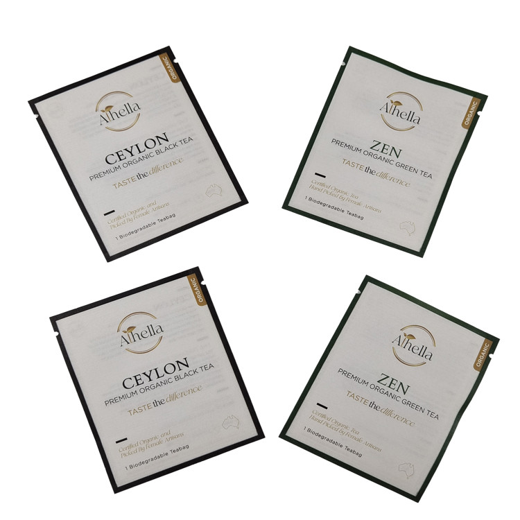 オーダーメイド 印刷 茶 コーヒー 粉末 堆肥 密封 可能な マイラー バッグ