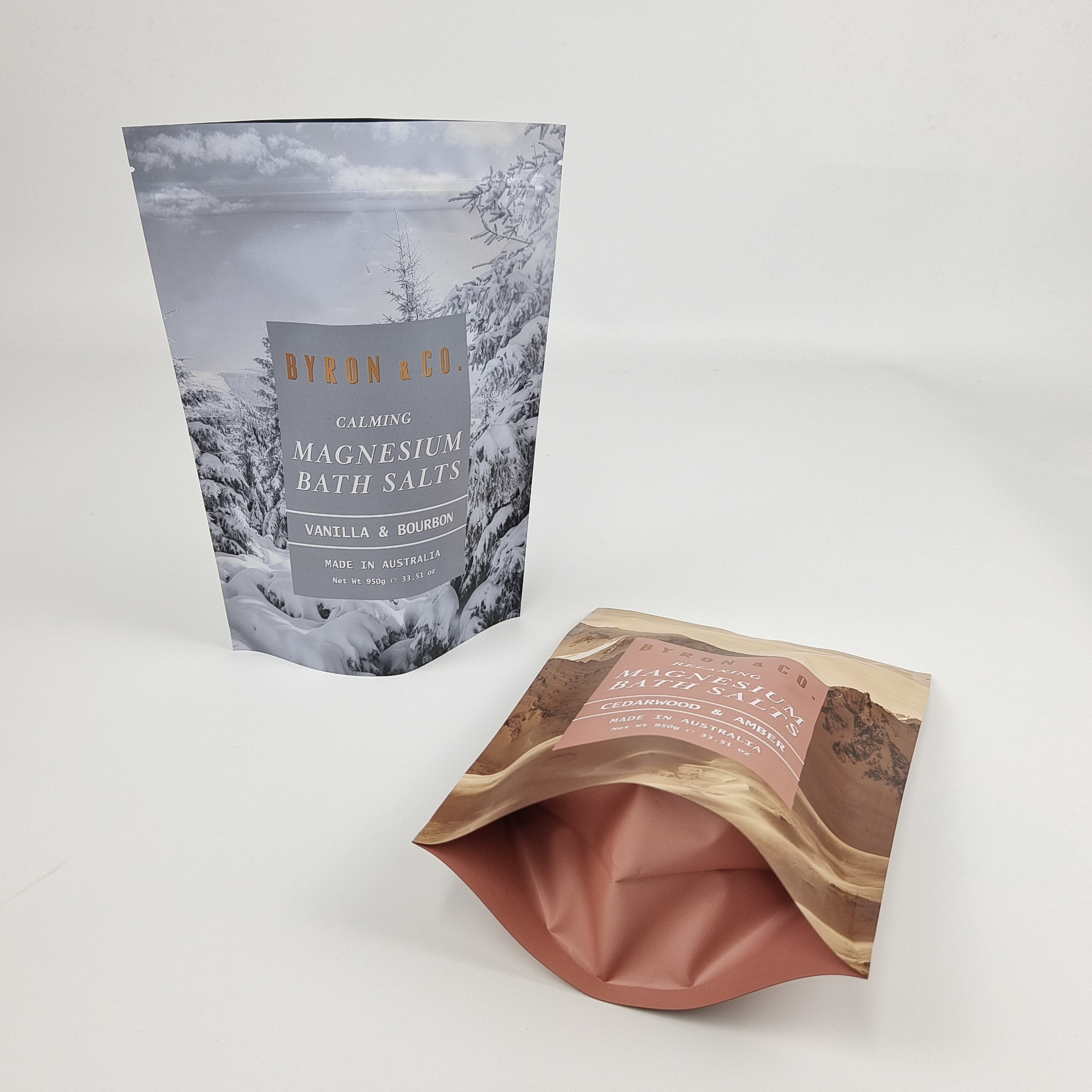 オーダーメイドロゴ プリント 防臭 防水 防湿 マット アルミ製 スタンドアップ ポケット ボディ スクラブ 梱包袋