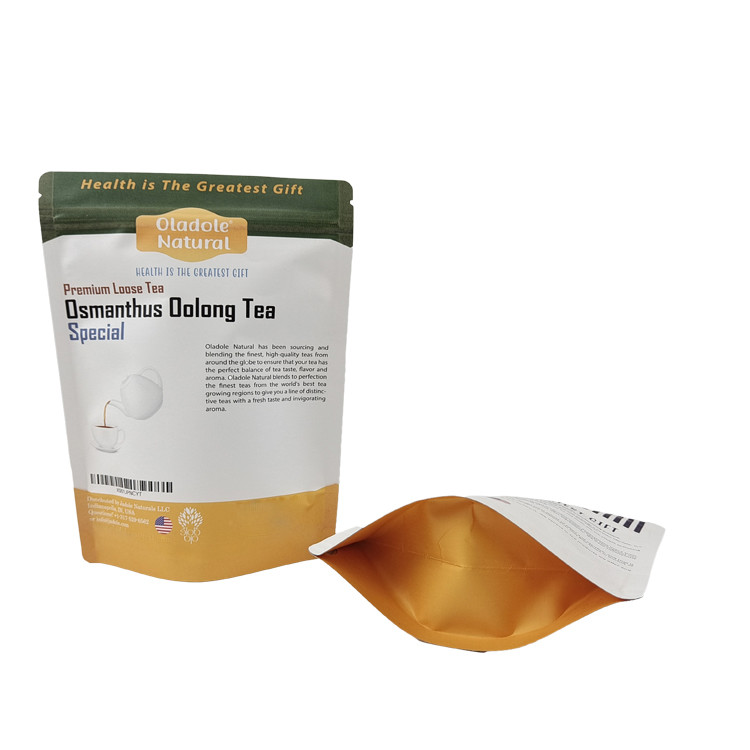 低MOQ スタンドアップ再閉式ジッパー クラフト紙袋 オーダーメイド 生物分解性 再閉式マイラー袋 ペット・トリートメント