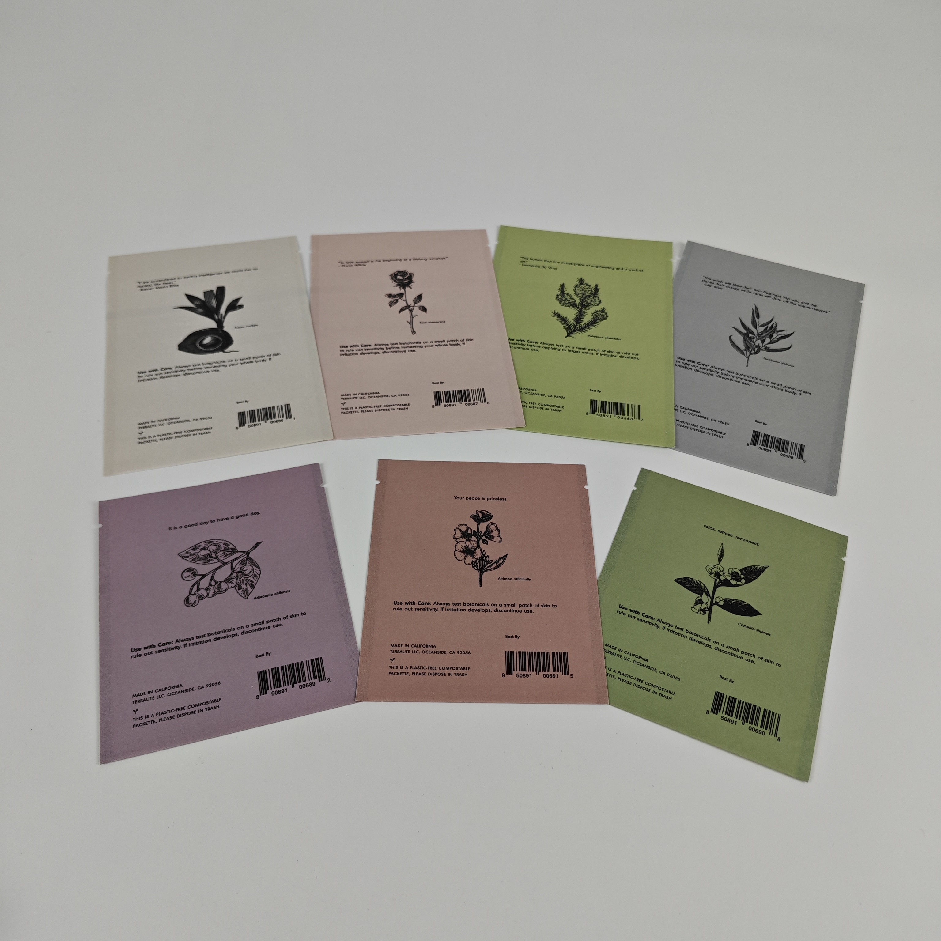 シップロック 生物分解性 クラフト スタンドアップ ポッチ デジタル 印刷 再封印可能 マイラー バッグ