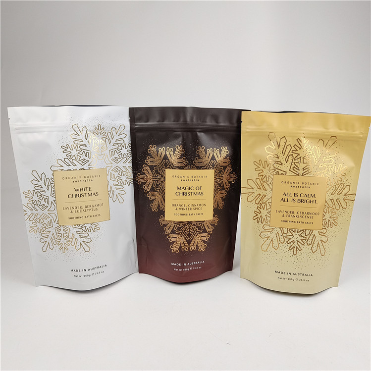 ファッションパック 高品質 再開可能 容易 涙ライン マイラー 袋 浴塩 梱包袋