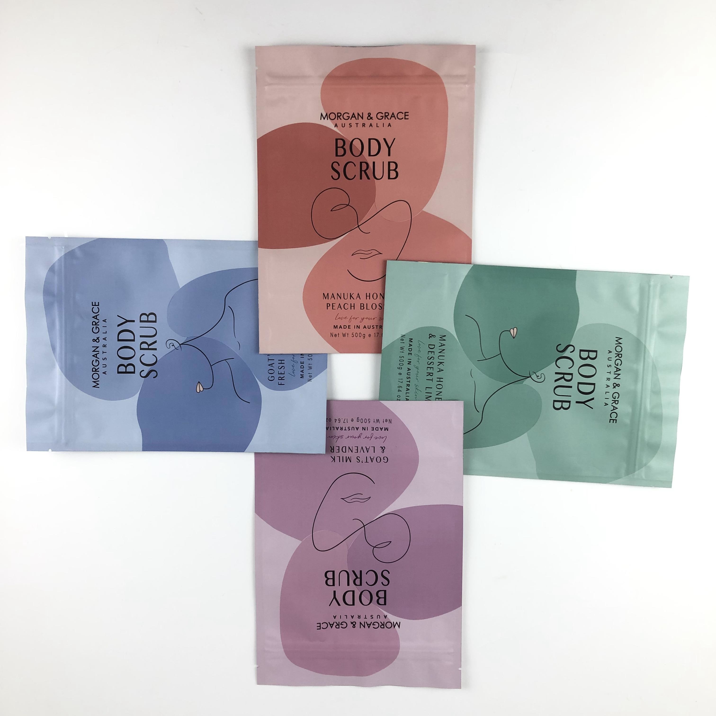 CDR AI PSD PDF デザインファイル 浴塩マイラー袋 化粧品用 パーソナライズされたサケット