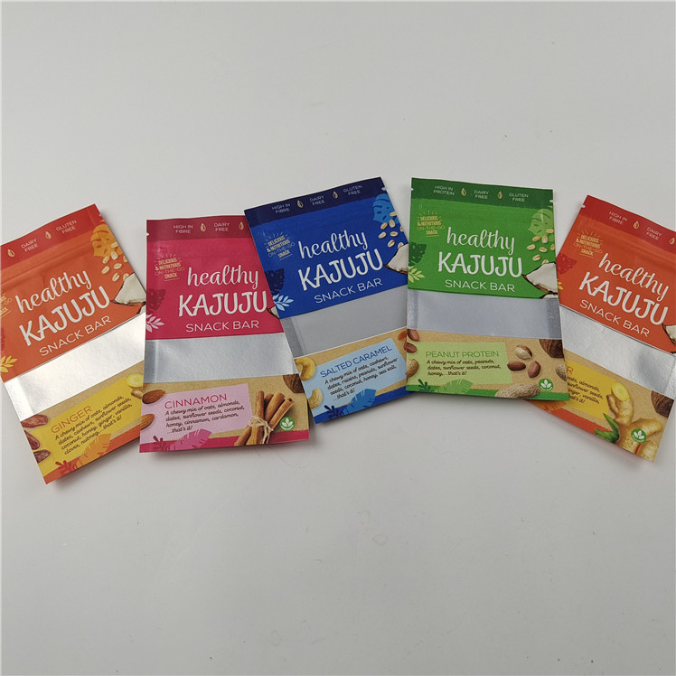 卸売 リサイクル可能 環境に優しい 窓から水分を防げる スタンドアップポック 食品グレードのプラスチック包装袋