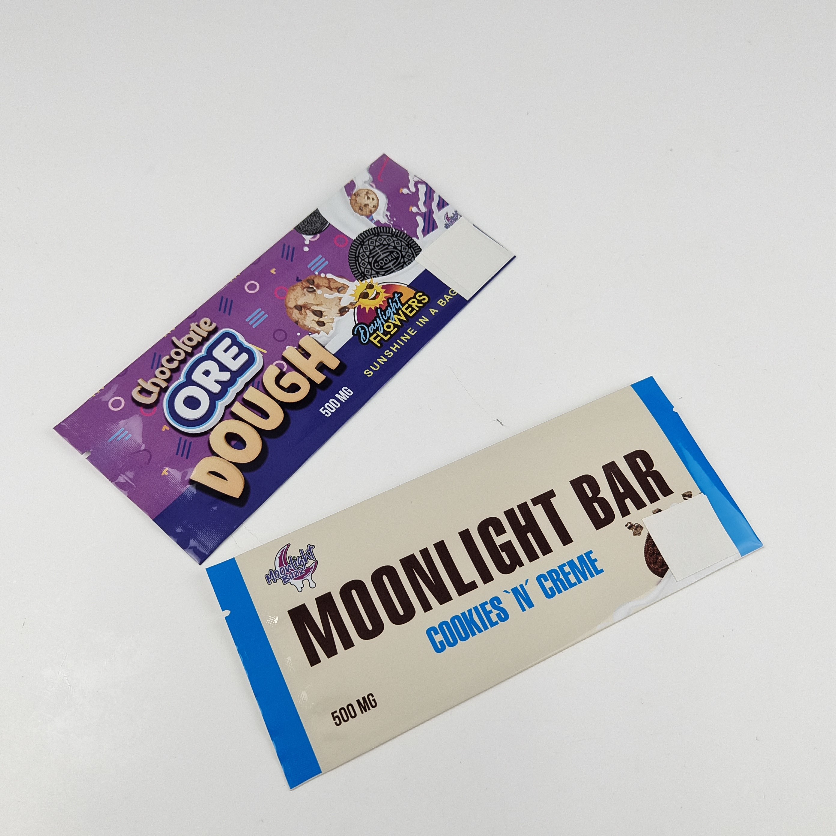 環境に優しい紙包装 オーダーメイド印刷 スタンドアップポーチ チョコレート エネルギーバー クッキー スナックパッケージ