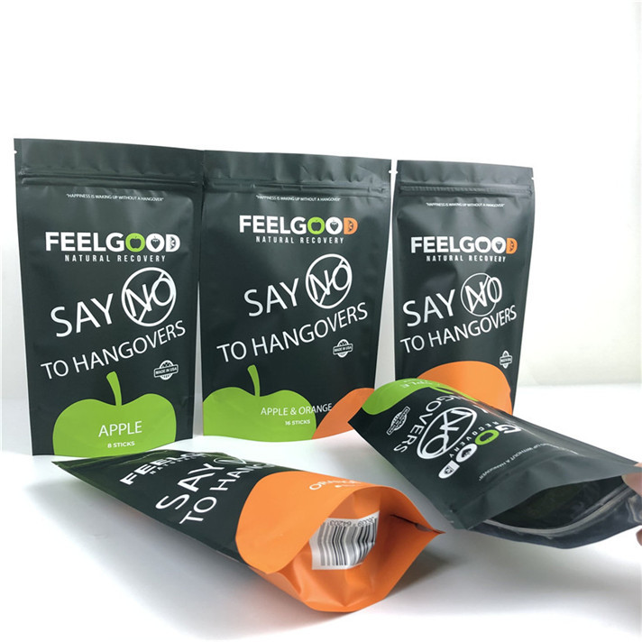 オーダーメイド ロゴ スタンダップ ザイパー ポケット 臭いを防げる 防水 プラスチック 梱包袋