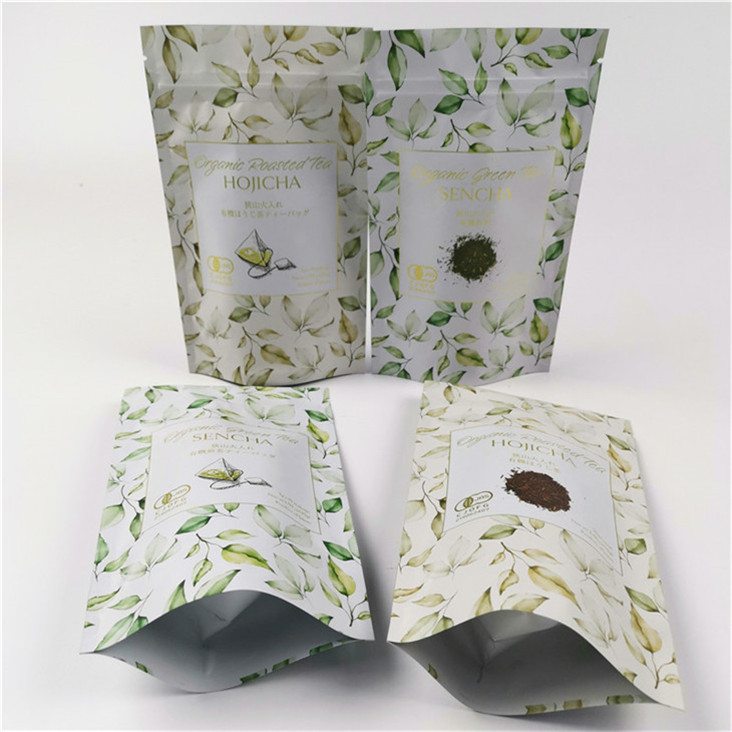 ファッションパック カスタムロゴプリント 10色まで受付 プラスチック製紙袋 ティーバッグ