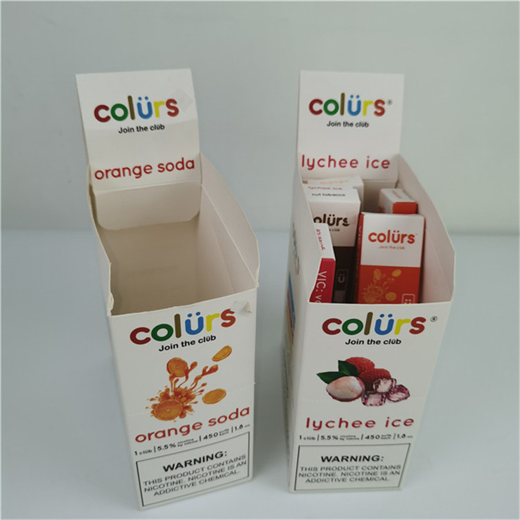 ホットカスタムロゴ 引き裂けるディスプレイボックス カードボード PDQ カウンターゴログラデッドディスプレイボックス