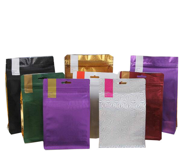 ガス抜き処理弁500g 1kgが付いている卸し売りアルミ ホイルの錫のタイの平らなブロックの底コーヒー包装袋