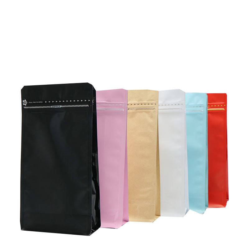 弁とのresealable薄板にされたアルミ ホイルのブロックの平底の食糧プラスチック包装のコーヒー バッグ500g 1kg